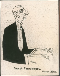 Paul Mak - Caricature de Serge Rachmaninov