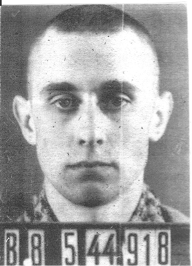 André Wynen à son entrée à Buchenwald